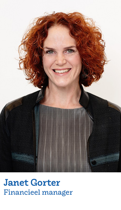 Janet Gorter, Financieel Manager